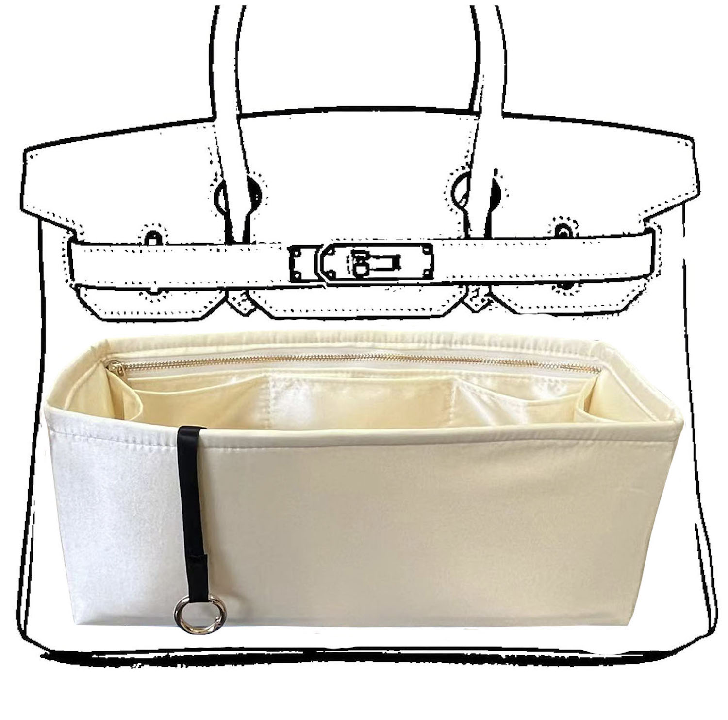 Luxury Skincare Organizer - バッグオーガナイザー バーキン S 25 30 35