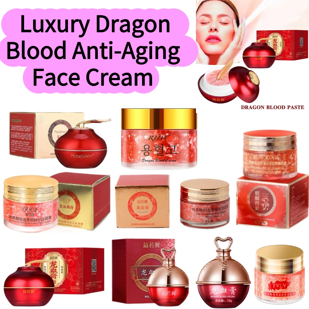 Luxury Skincare & Spa Reviews - ラグジュアリードラゴンブラッドアンチエイジングフェイスクリームレチノールエキスユースリニューアルモイスチャライジングスキンケアオーバーナイトフェイシャルエッセンスクリーム