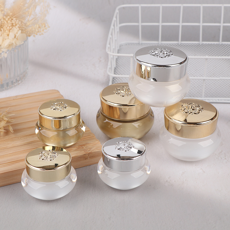 Luxury Skincare & Spa Reviews - アクリル製空トラベルクリームジャー 5/10/20g 詰め替えボトル 化粧品容器 ライトラグジュアリー スキンケアツール