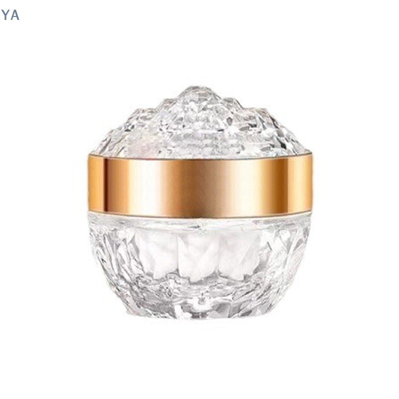 Luxury Skincare Samples - 【YA】高級ダイヤモンド50gガラス製フェイスクリームジャー 蓋付きアクリル製化粧品ジャー容器 クリームローションジャー用 トラベルローションボトル