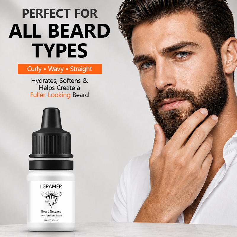 Epidermal Growth Factor - 男性用ひげ成長血清 顔の毛包に栄養を与える ひげの脱落を軽減する ひげを長くして強化する 自然なひげケアを実現する