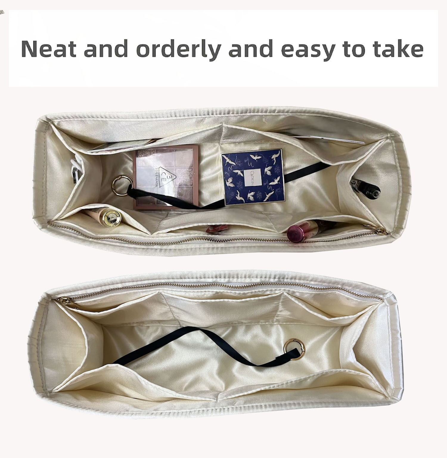 バッグオーガナイザー バーキン S 25 30 35 40  - Luxury Skincare Organizer のレビューと価格