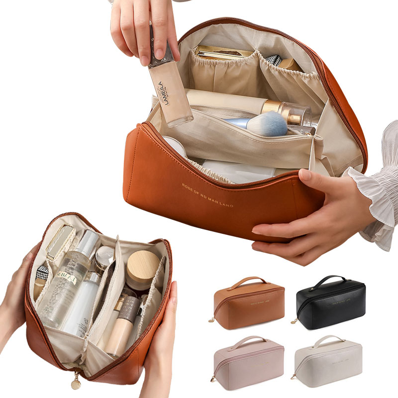 女性用高級メイクアップオーガナイザー、トイレタリーキットバッ - Luxury Skincare Organizer のレビューと価格