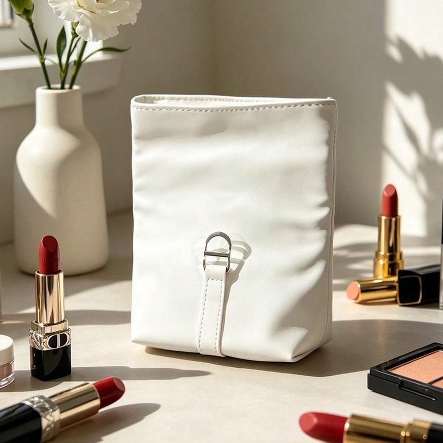 ディオールのバッグ ホワイト コスメティックバッグ 高級エン - Luxury Skincare Samples のレビューと価格