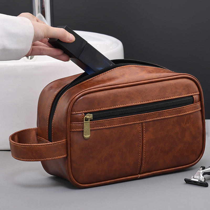 男性用トイレタリーバッグ旅行必需品ビジネス化粧品メイクアップ - Luxury Skincare Organizer のレビューと価格