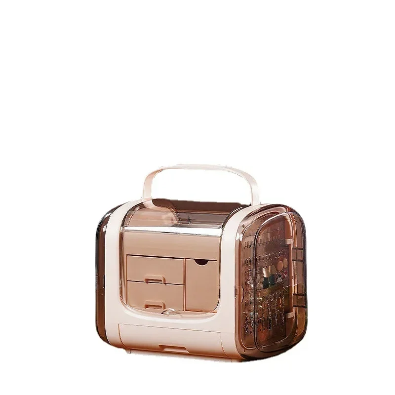 高級LED化粧ケース（HDミラー付き）- 大型プラスチック製 - Luxury Skincare Organizer のレビューと価格