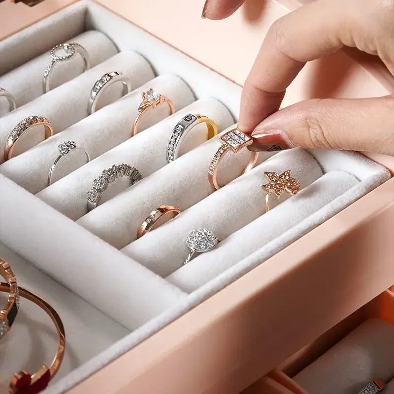 高級LED化粧ケース（HDミラー付き）- 大型プラスチック製 - Luxury Skincare Organizer のレビューと価格