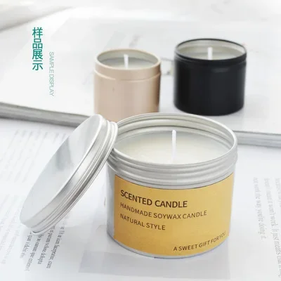 高級キャンドルジャー 蓋付き 丸型キャンドル容器 空の収納ボ - Luxury Skincare Samples のレビューと価格