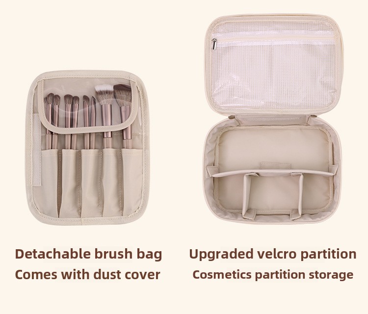 新しい女性用大容量化粧ポーチ、ポータブル高級トラベルメイクア - Luxury Skincare Organizer のレビューと価格