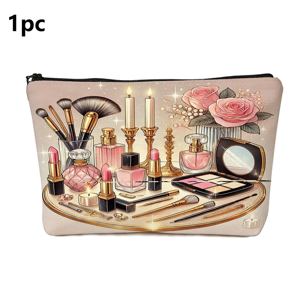 1個入り 新品 ヴィンテージ風 高級感あるプリント入りメイク - Luxury Skincare Organizer のレビューと価格